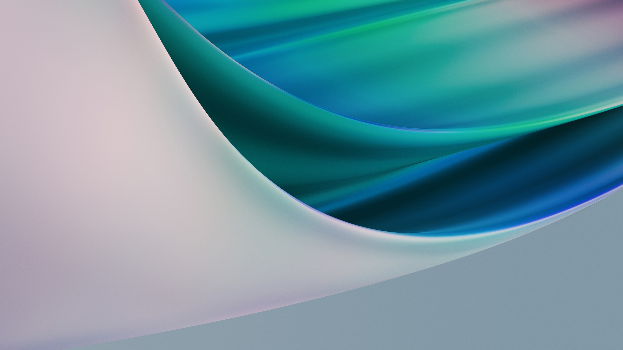 Waves Wallpaper 4K, Fluidic, Teal, Turquoise, OnePlus Nord